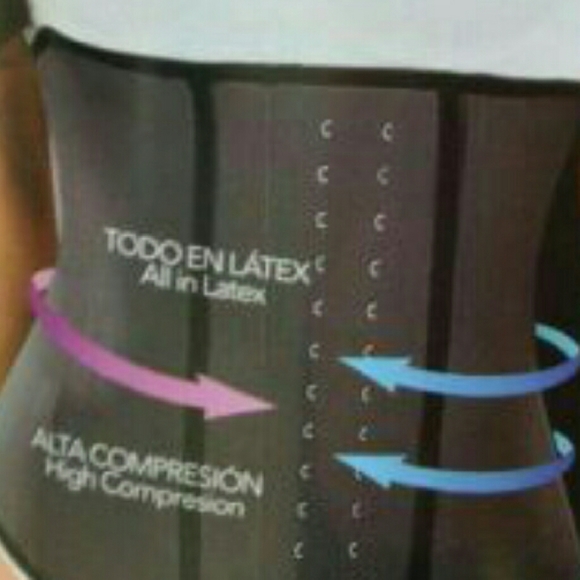 Latex waist cincher fajas - Picture 1 of 3